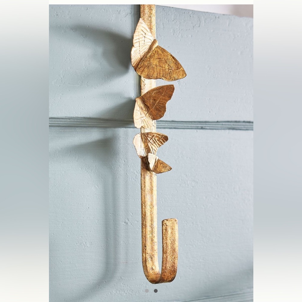 Anthropologie Terrain Gold Moth Wreath Hanger - SOLD OUT